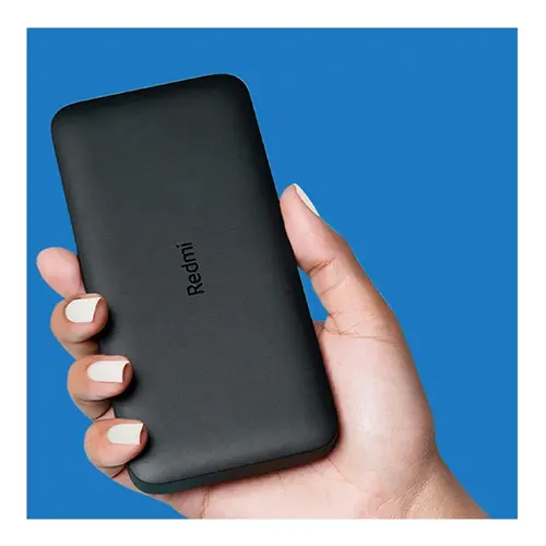 پاوربانک شیائومی مدل Redmi ظرفیت 10000 میلی آمپر ساعت به همراه کابل تبدیل microUSB (1)